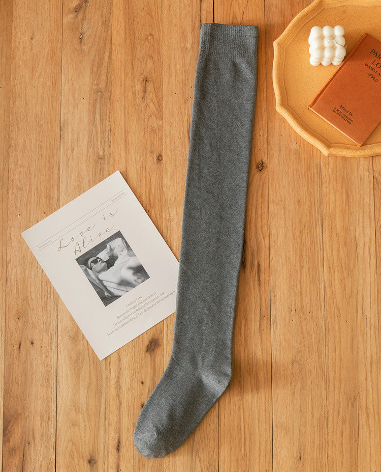 Spring and Autumn Lolita Cotton Knee Stockings