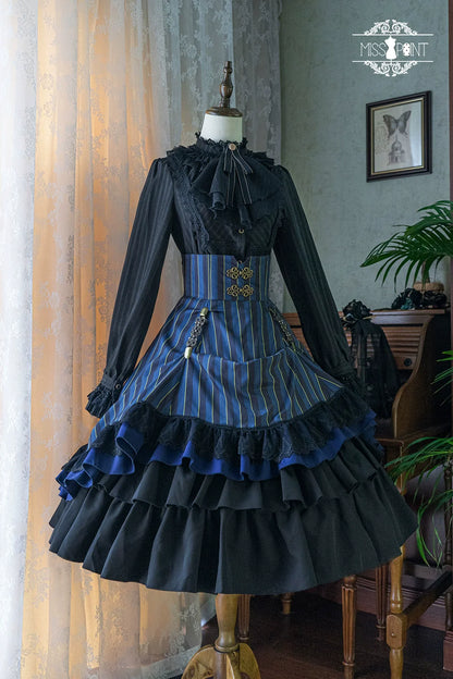Miss Point - Custom-Made Lolita Elegant Stand Collar Lolita Shirt