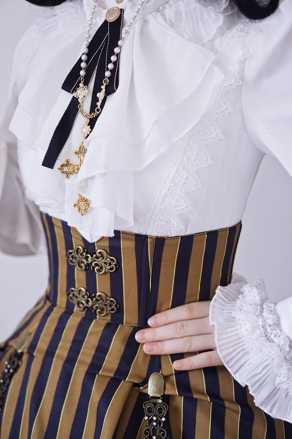 Miss Point - Custom-Made Lolita Elegant Stand Collar Lolita Shirt