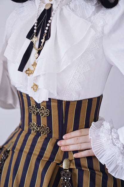 Miss Point - Custom-Made Lolita Elegant Stand Collar Lolita Shirt