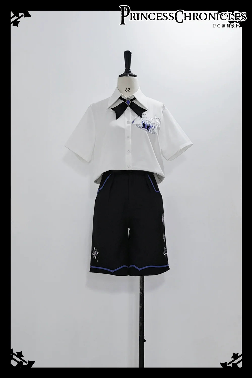 Princess Chronicles - Summer Loose Embroidered Short Sleeve White Shirt