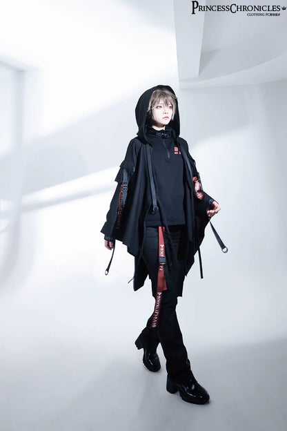 Princess Chronicles - Nameless Blade - Waste Soil Ouji Lolita Slim Black Pants