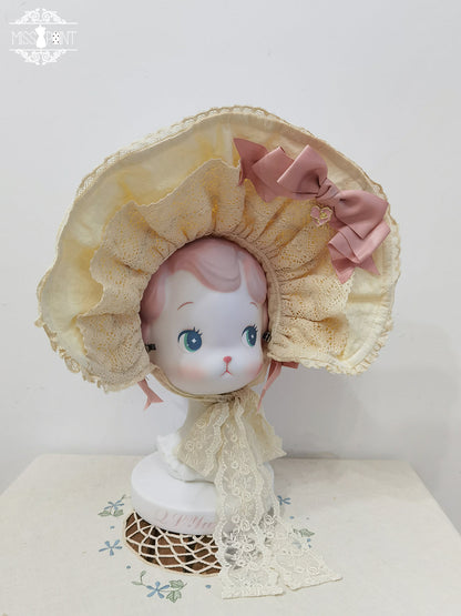 Miss Point - Lilyka Garden - Classic Lolita Headdress and Necklace Brooch Bow Trailing