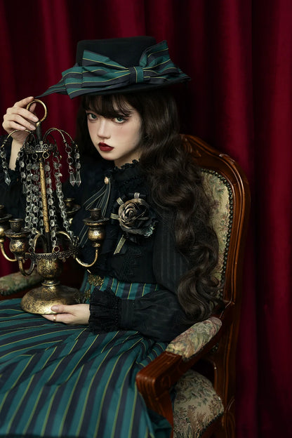 Miss Point - Custom-Made Lolita Elegant Stand Collar Lolita Shirt