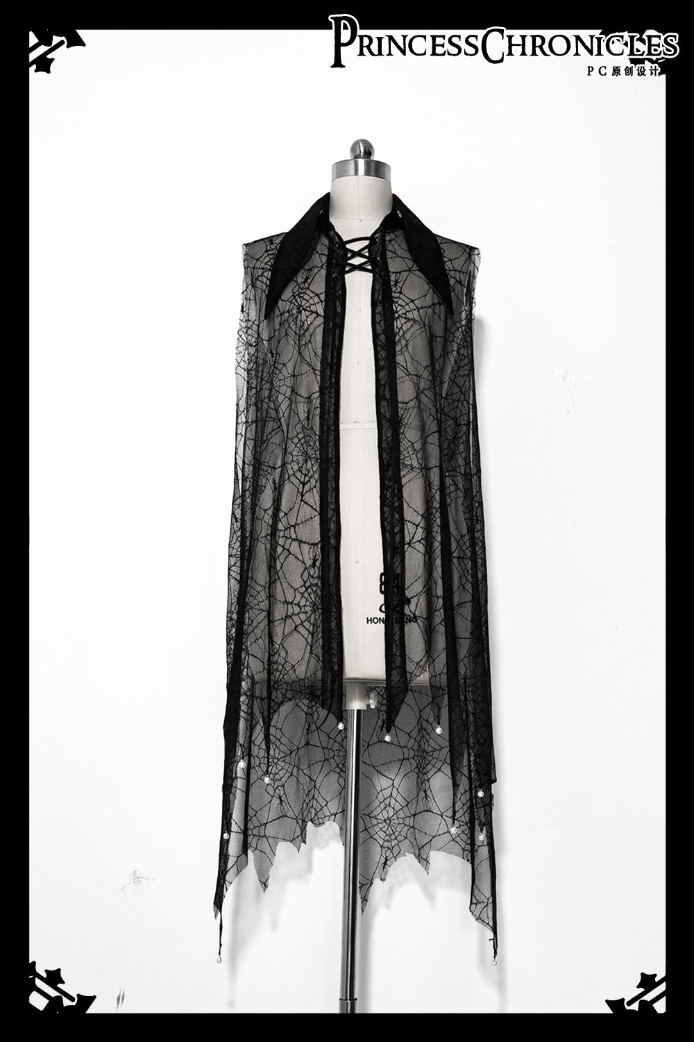 Princess Chronicles - Floating Phantom - Gothic Ouji Lolita Sheer Cape
