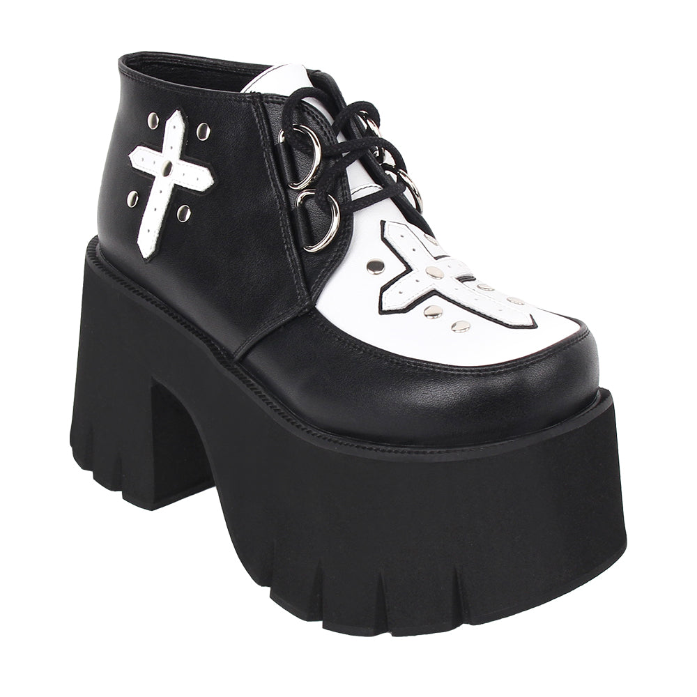 Angelic Imprint - Gothic Lolita Cross Classic Platform Shoes