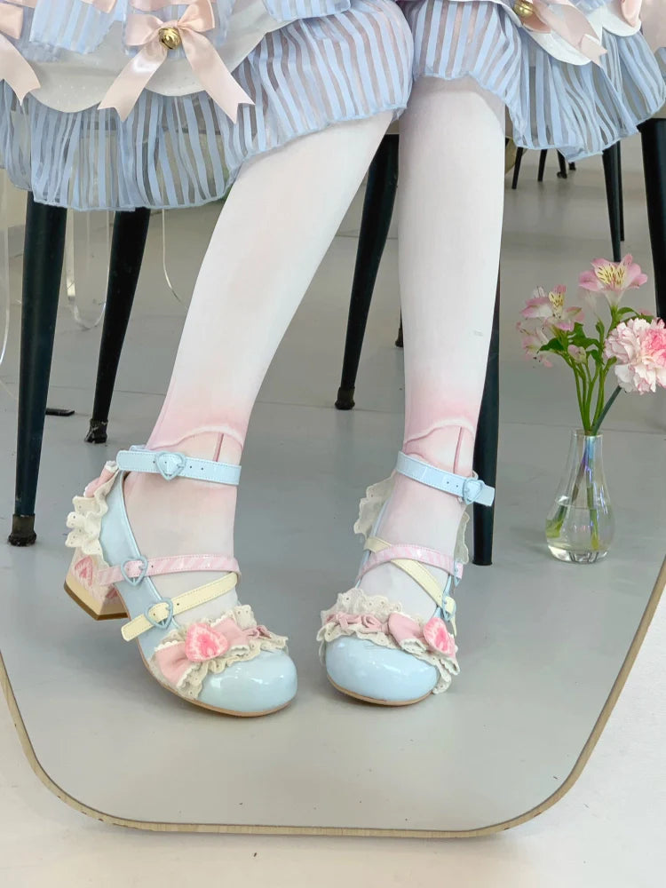 Aimee - Strawberry Limited 2.0 - Sweet Lolita Mary Jane Heel Shoes