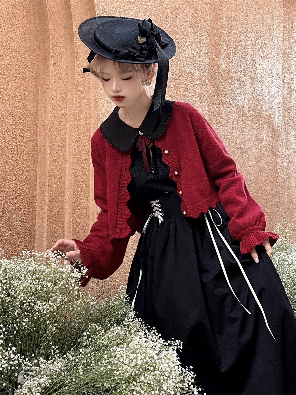 EESSILY - Countess's Autumn Tour - Retro Lolita Embroidery Long SK