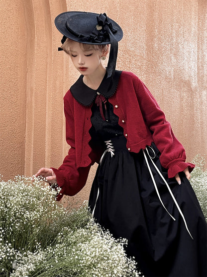 EESSILY - Countess's Autumn Tour - Retro Lolita Embroidery Long SK