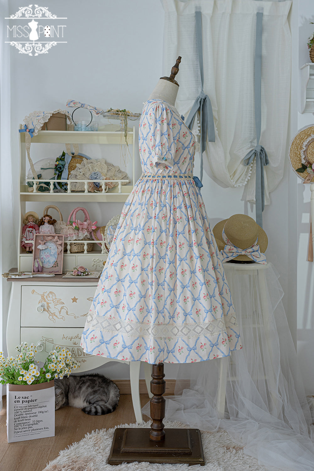 Miss Point - Happy Summer Elegant Lolita Floral OP Dress