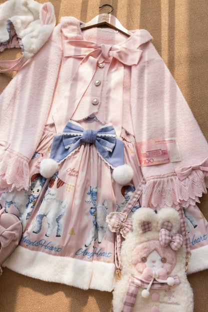 MIST - Qian's Letter - Sweet Lolita Sweater Winter Cardigan Coat