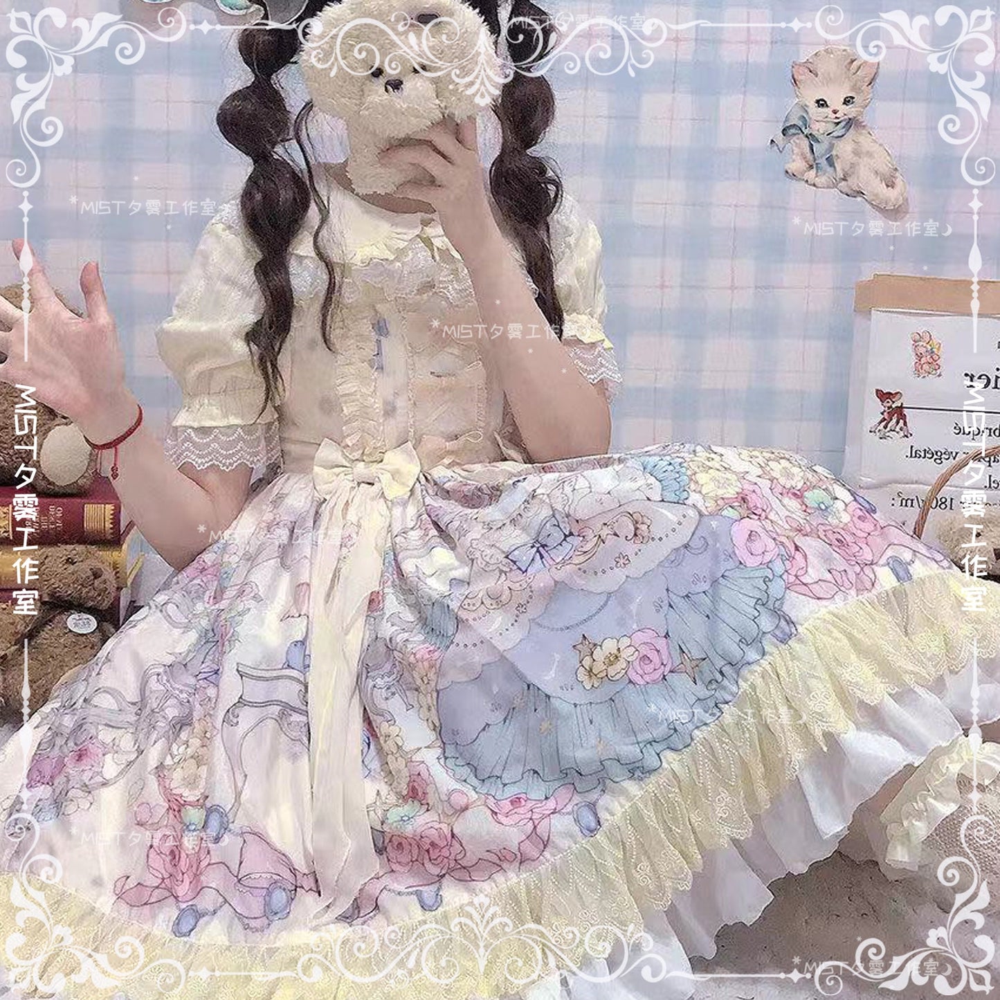 MIST - Sweet Lolita Golilla Short Sleeve Shirt