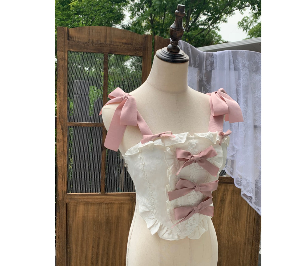 Sweet Wood - Elegant Floral Sweet Lolita OP Corset Accessory