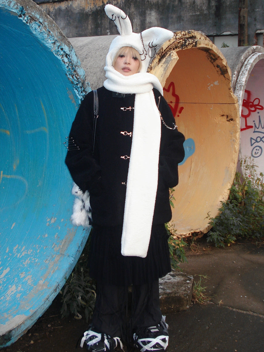 Rebellious Rabbit Scarf Hat【s0000004222】