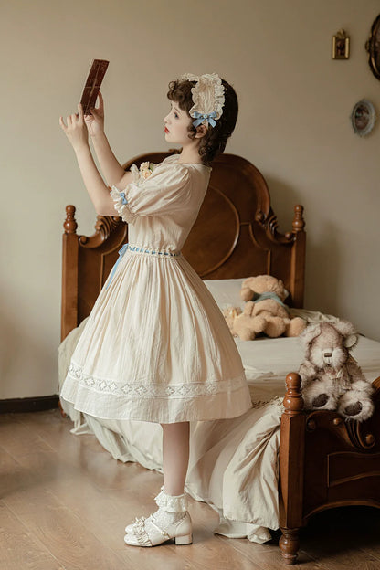 Miss Point - Customized Elegant Lolita OP Dress Cute Daily Girl Short Lolita Dress