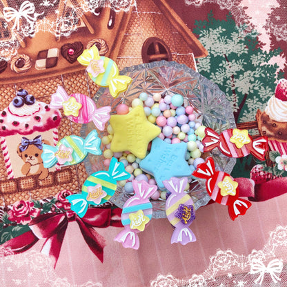 Halloween Alice - Rainbow Candy - Sweet Lolita Ring Hairclip