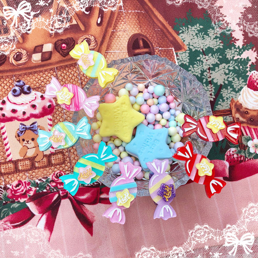 Halloween Alice - Rainbow Candy - Sweet Lolita Ring Hairclip