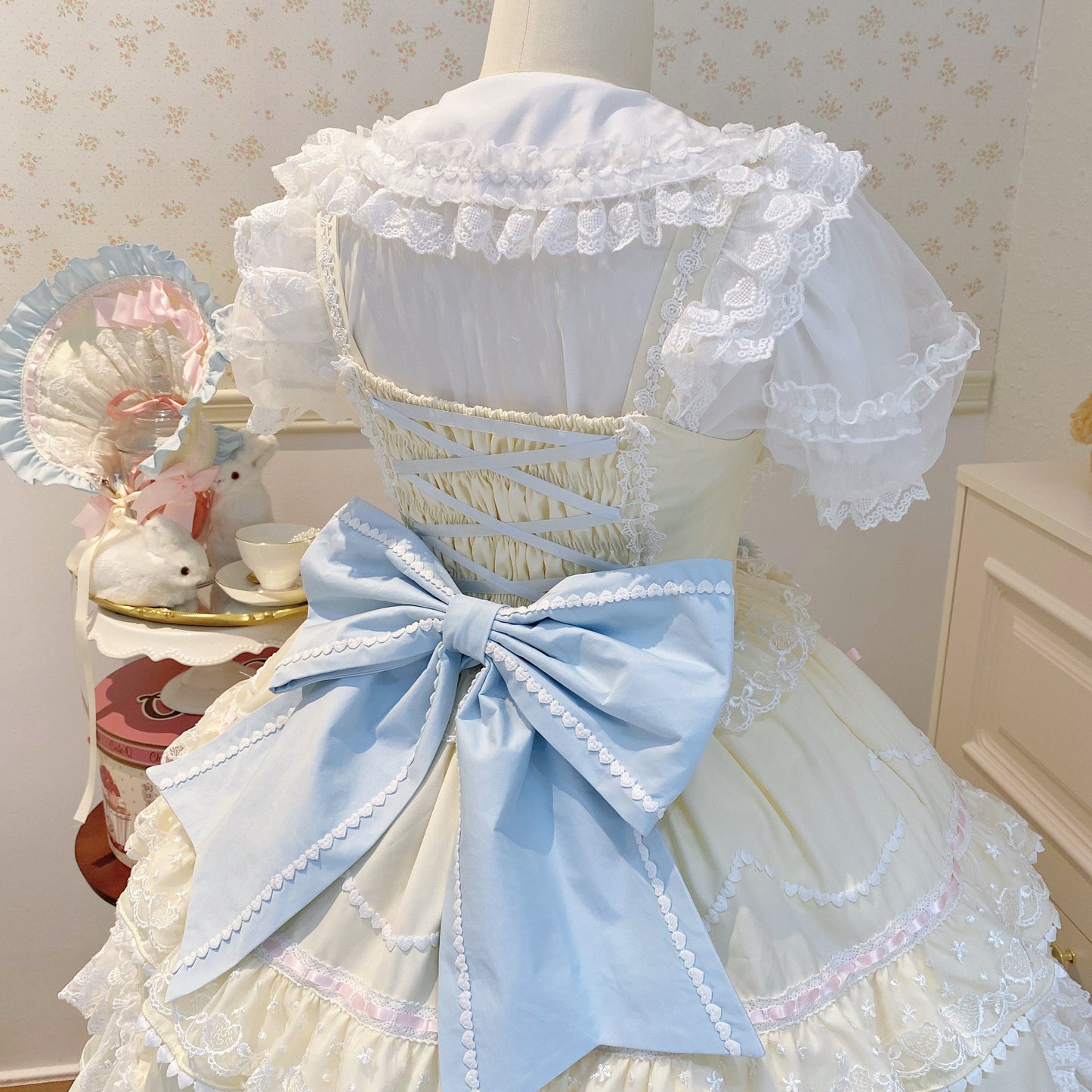 Sugar Girl - Sweet Lolita Shirt Summer Short Puffy Sleeved Blouse