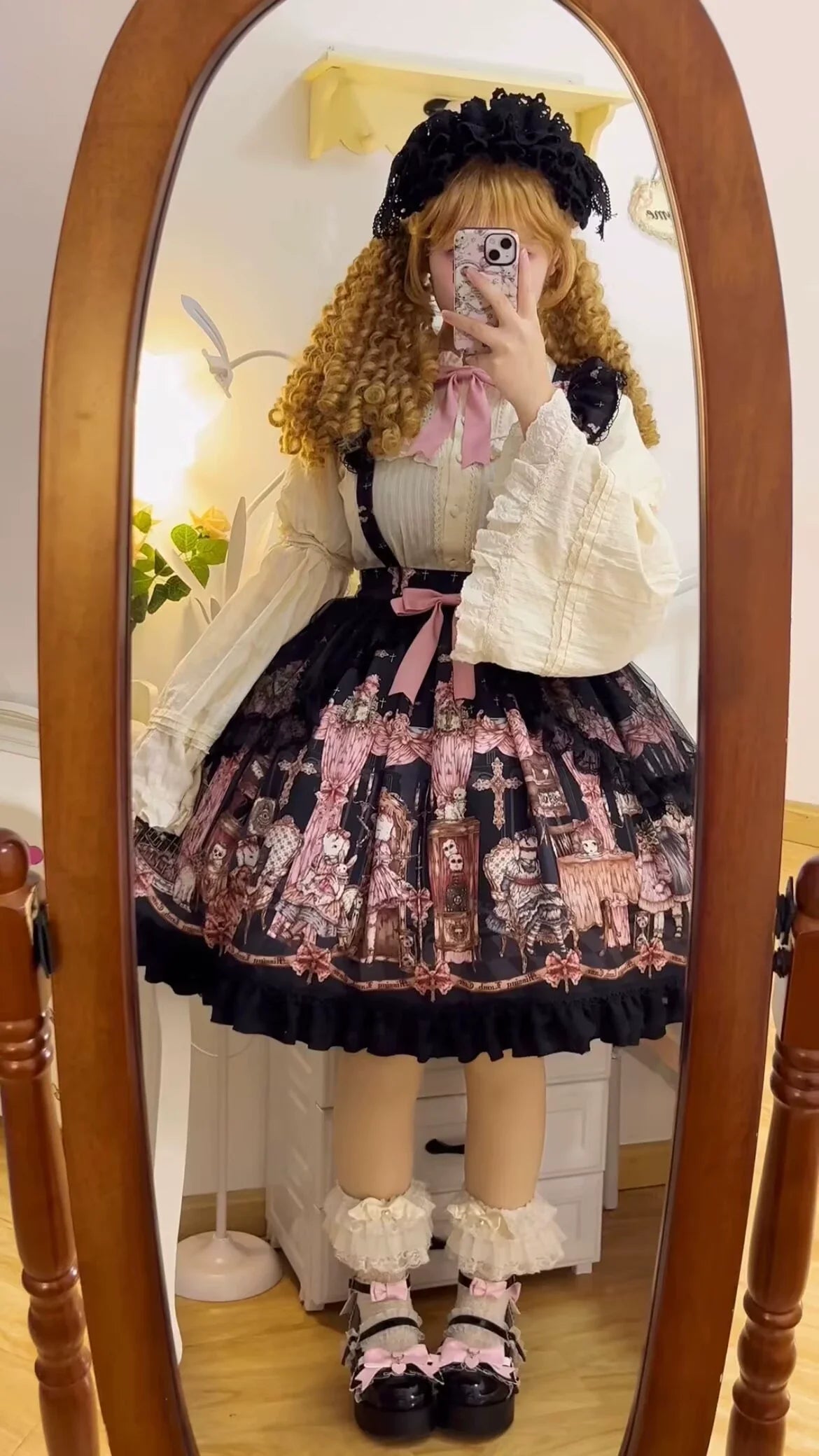 Uncle's Workshop - Missing Lamb Case - Gothic Lolita Dress Set with Sheep Prints