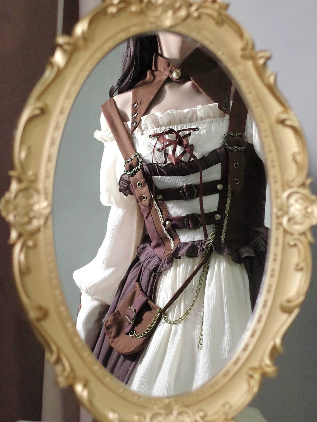 Letters from Unknown Star - Pirate Guide - Vintage Lolita Suit Vest JSK Dress