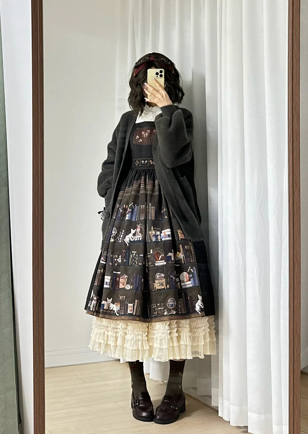 Miss Point - German Bookshelf - Classic Lolita Printed JSK Dress