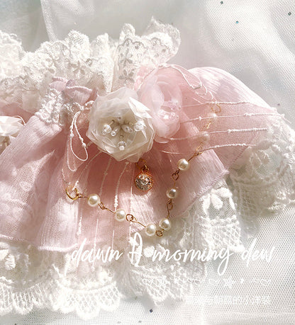 Dawn and Morning - Flower Wedding Lolita Accessories Headdress Set