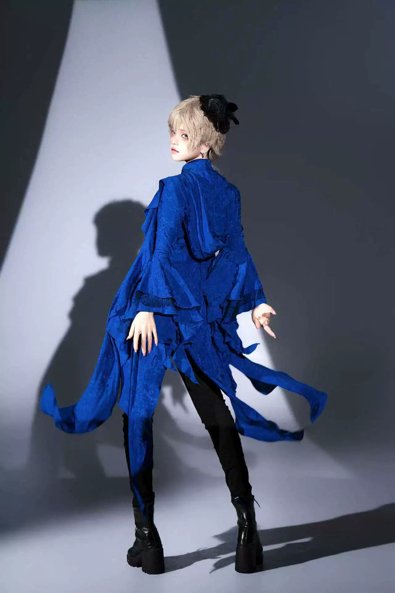 Camouflage Humanoid - Eerie Devour - Gothic Lolita Tentacle-like Petticoat and Short-Sleeved OP