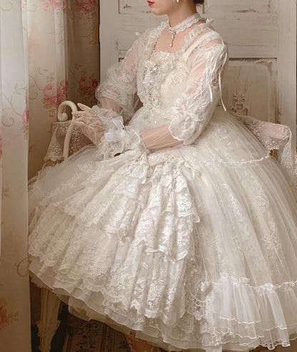 Sweet Wood - Secret Garden In Midsummer - Elegant Lolita Bridal JSK