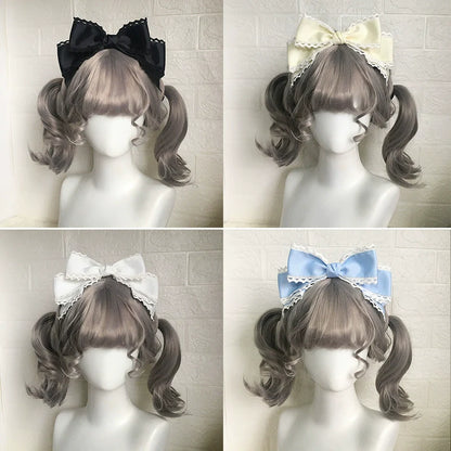 Qingyi Handmade - Sweet Lolita KC Multicolor Bow Lolita Headwear