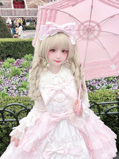 Cheese Cat - Sweet Lolita KC Lace Butterfly Lolita KC with Pearl