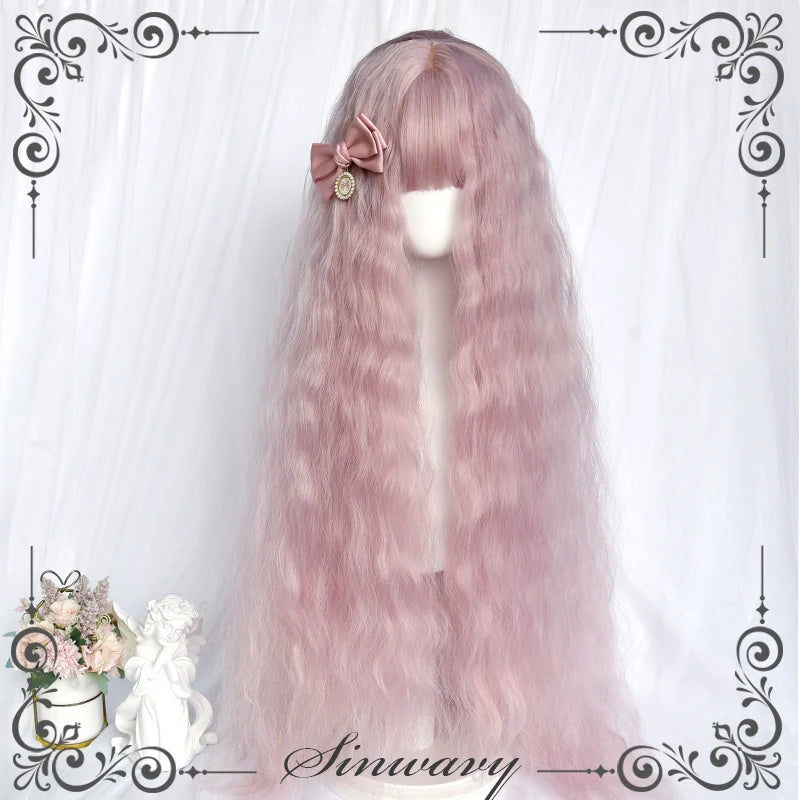 Sinwavy - Waltz - Elegant Lolita Long Curly Wig Multicolors