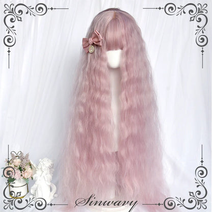 Sinwavy - Waltz - Elegant Lolita Long Curly Wig Multicolors