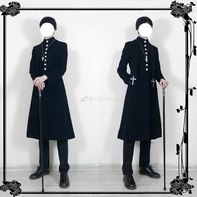 La Pomme - Ringo Monogatari - Ouji Lolita Stand Collar Coat