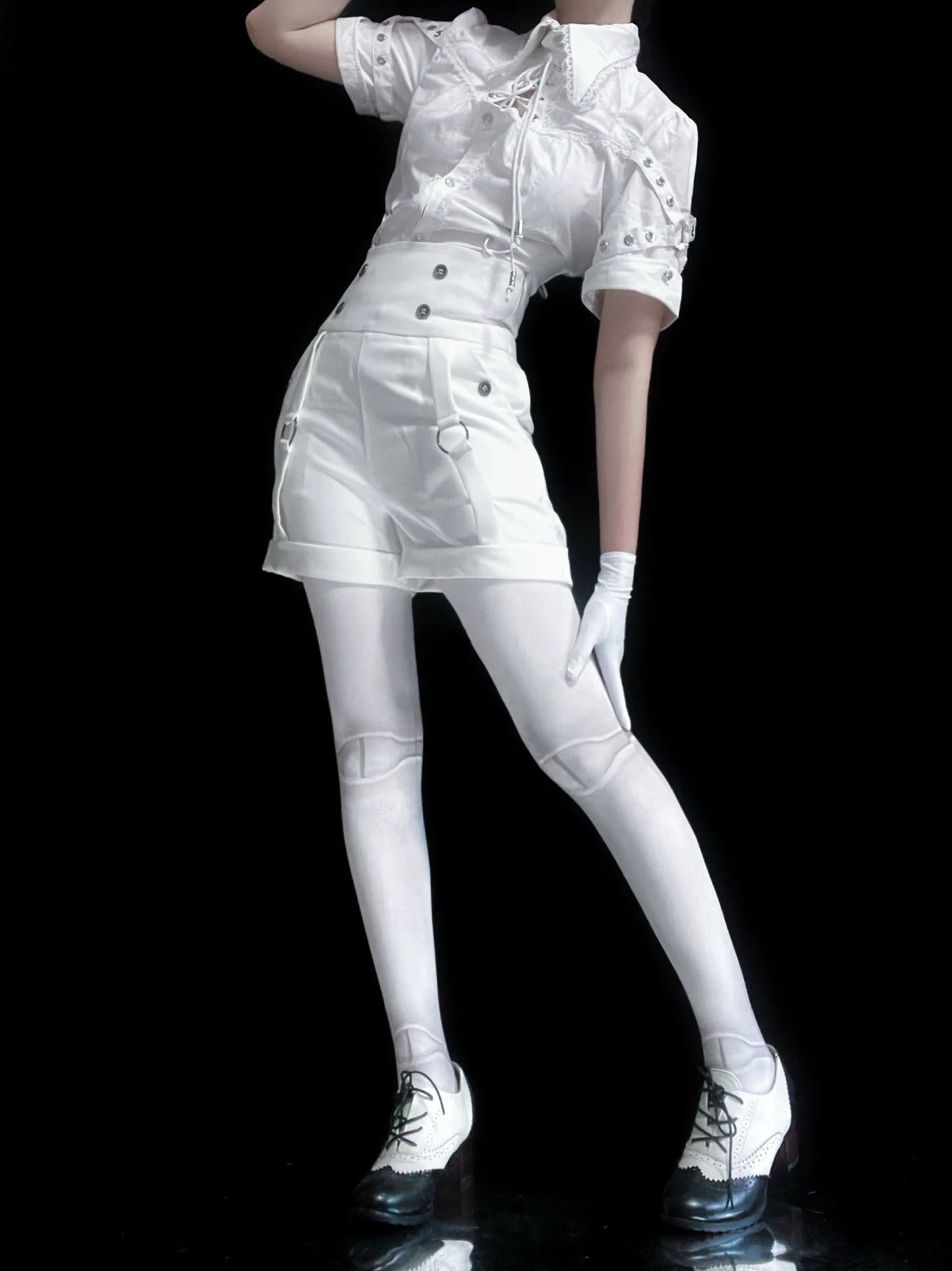 Gazing Galactic - Ouji Lolita Hight Waist Shorts