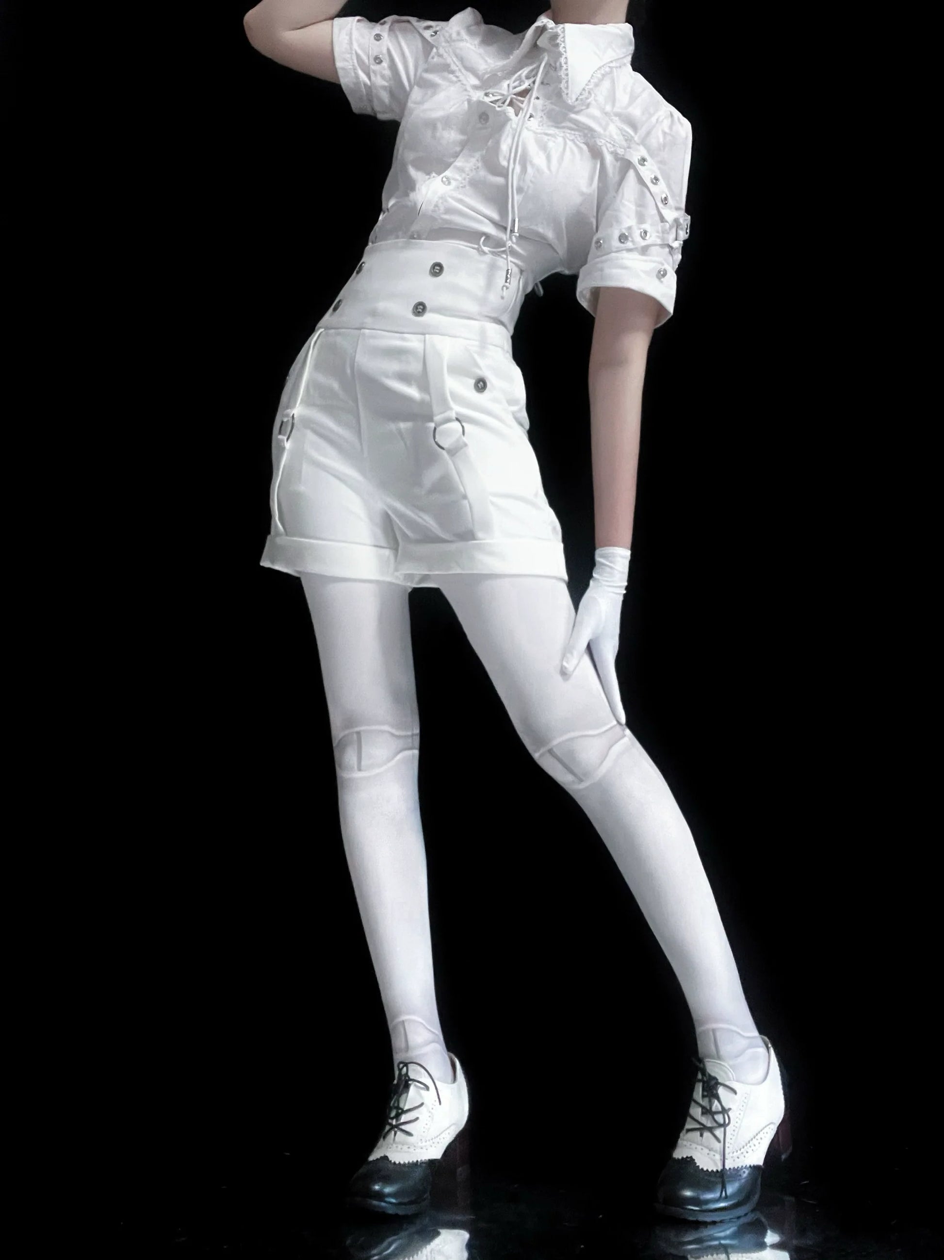 Gazing Galactic - Ouji Lolita Hight Waist Shorts