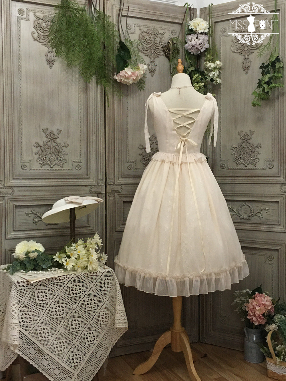 Miss point - Rhine Riverside - French Vintage Chiffon Lolita JSK