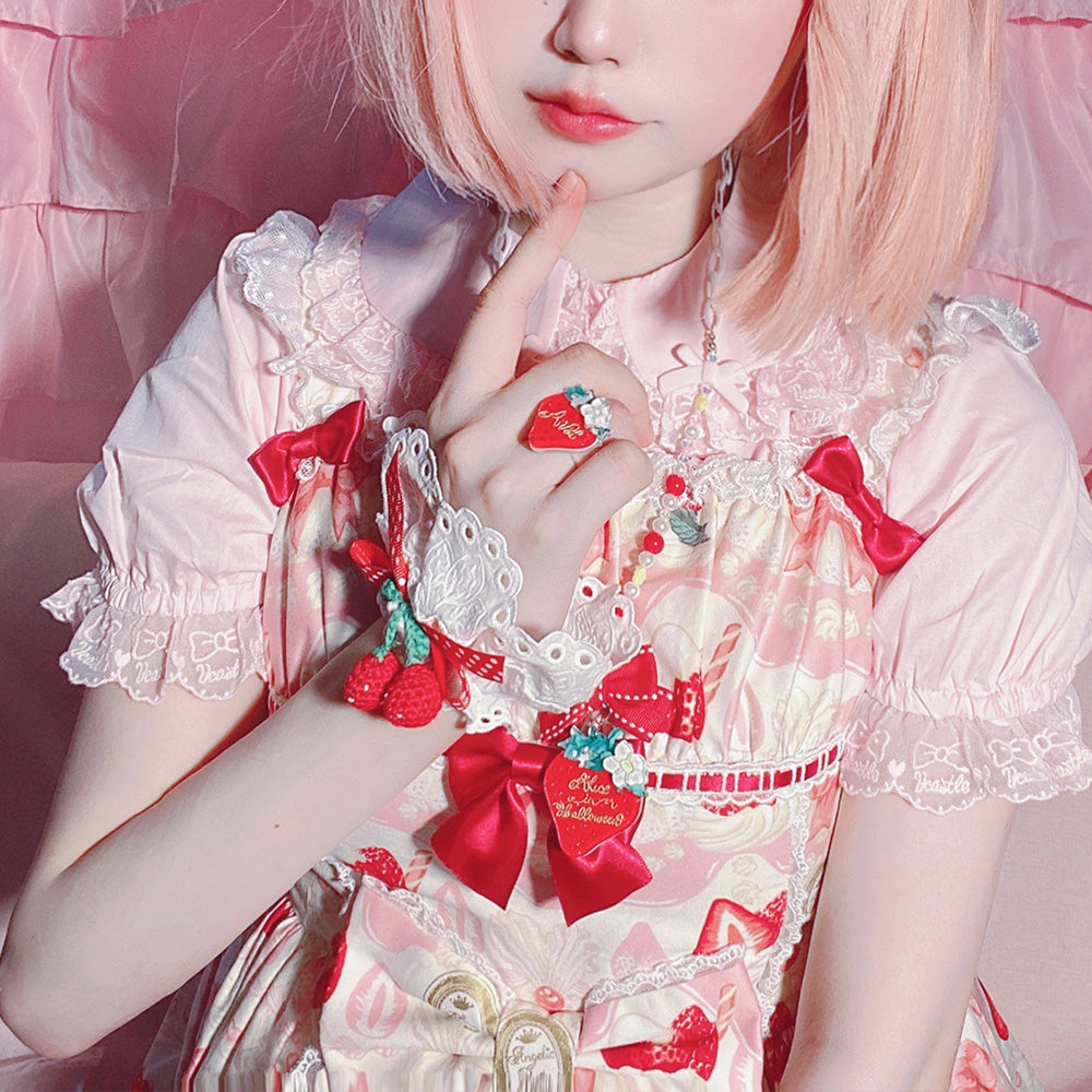 Halloween Alice - Lolita Strawberry Accessory Set