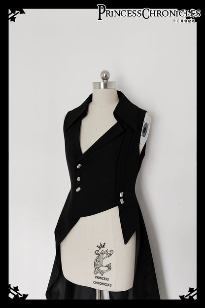 Princess Chronicles - Red Shadow - Irregular Ouji Lolita Prince Vest