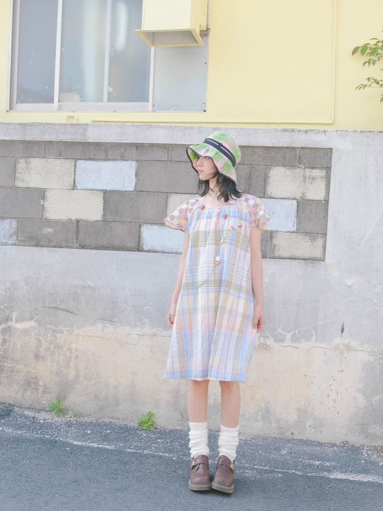Plaid loose dress【s0000008733】