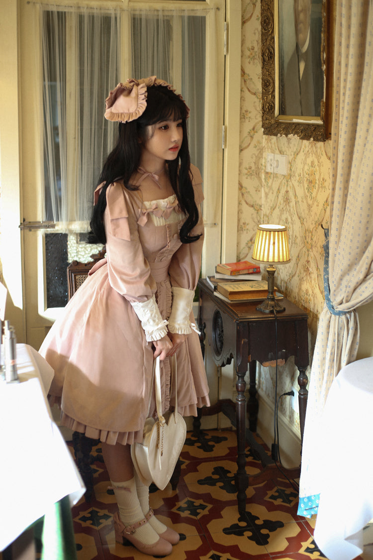 Sweet Wood - Annie's Gift - Elegant Velvet Lolita OP Dress
