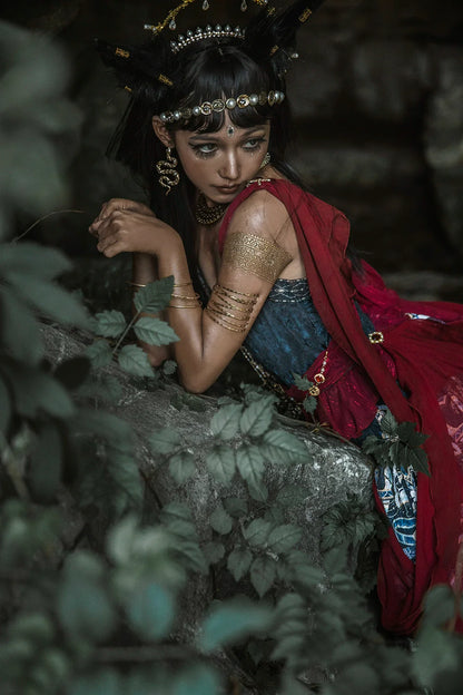 Miss Point - Dusk Best - Egyptian Lolita Dress Set Gorgeous JSK