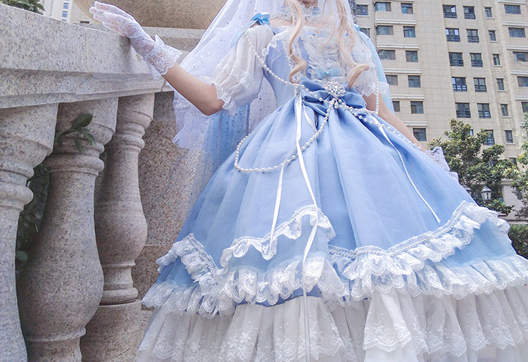 Fairy Tales - Fate Quartet Bridal Lolita Gothic JSK Dress