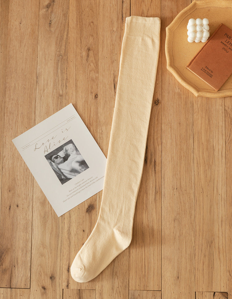 Spring and Autumn Lolita Cotton Knee Stockings