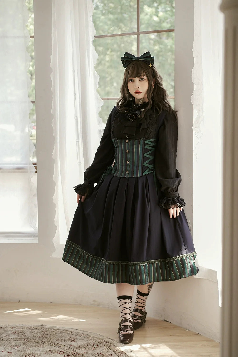 Miss Point - Custom-Made Lolita Elegant Stand Collar Lolita Shirt