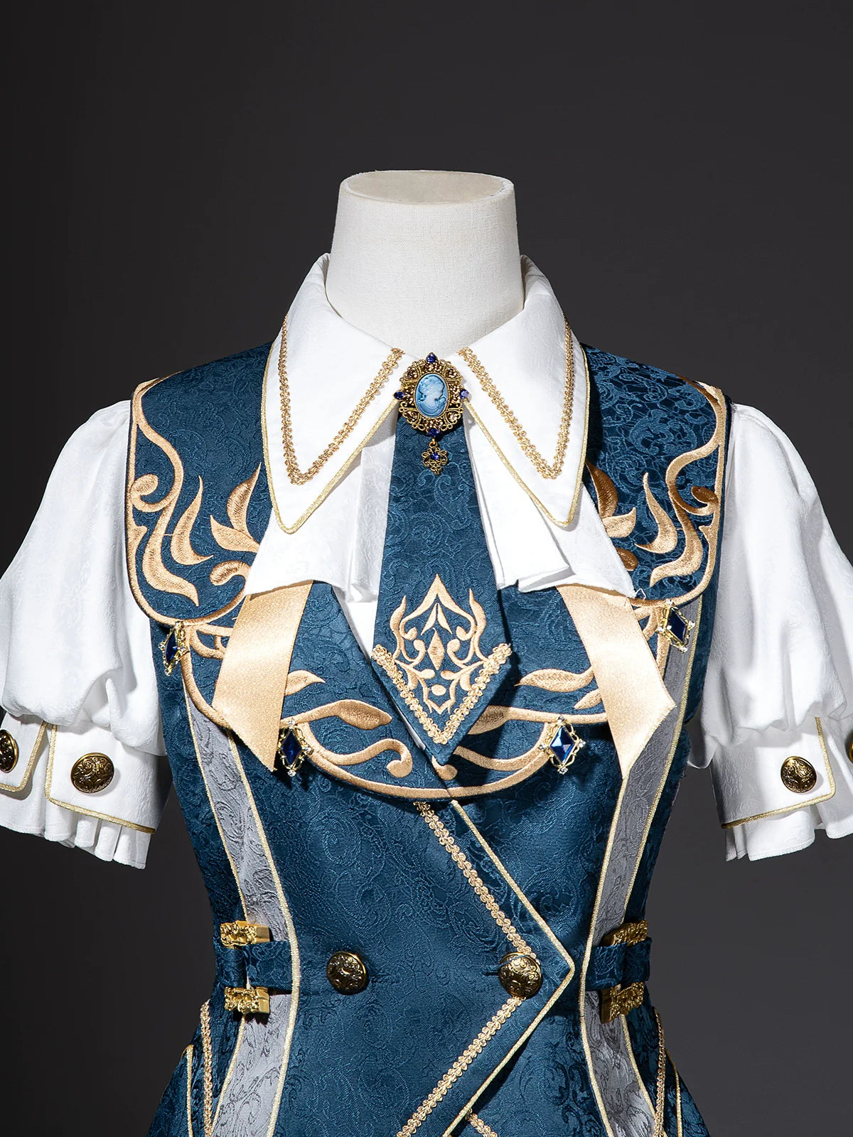 Your Princess - Contract Magic - Jacquard Ouji Lolita Vest Outfit