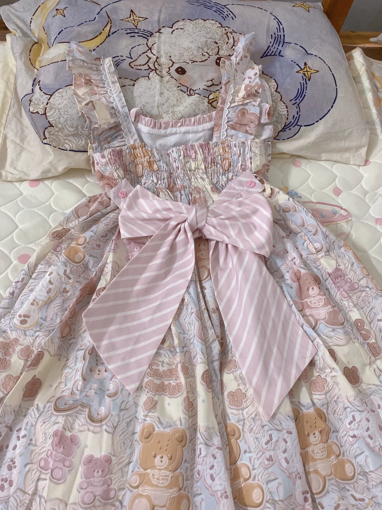 Akiyama Future Studio - Kawaii Little Bear Lolita Salopette Daily Lolita JSK