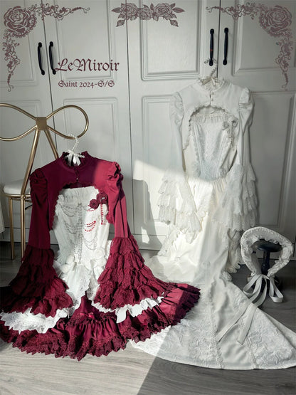 LeMiroir - Saint - Gothic Lolita Bolero Skirt Mermaid Dress Corset