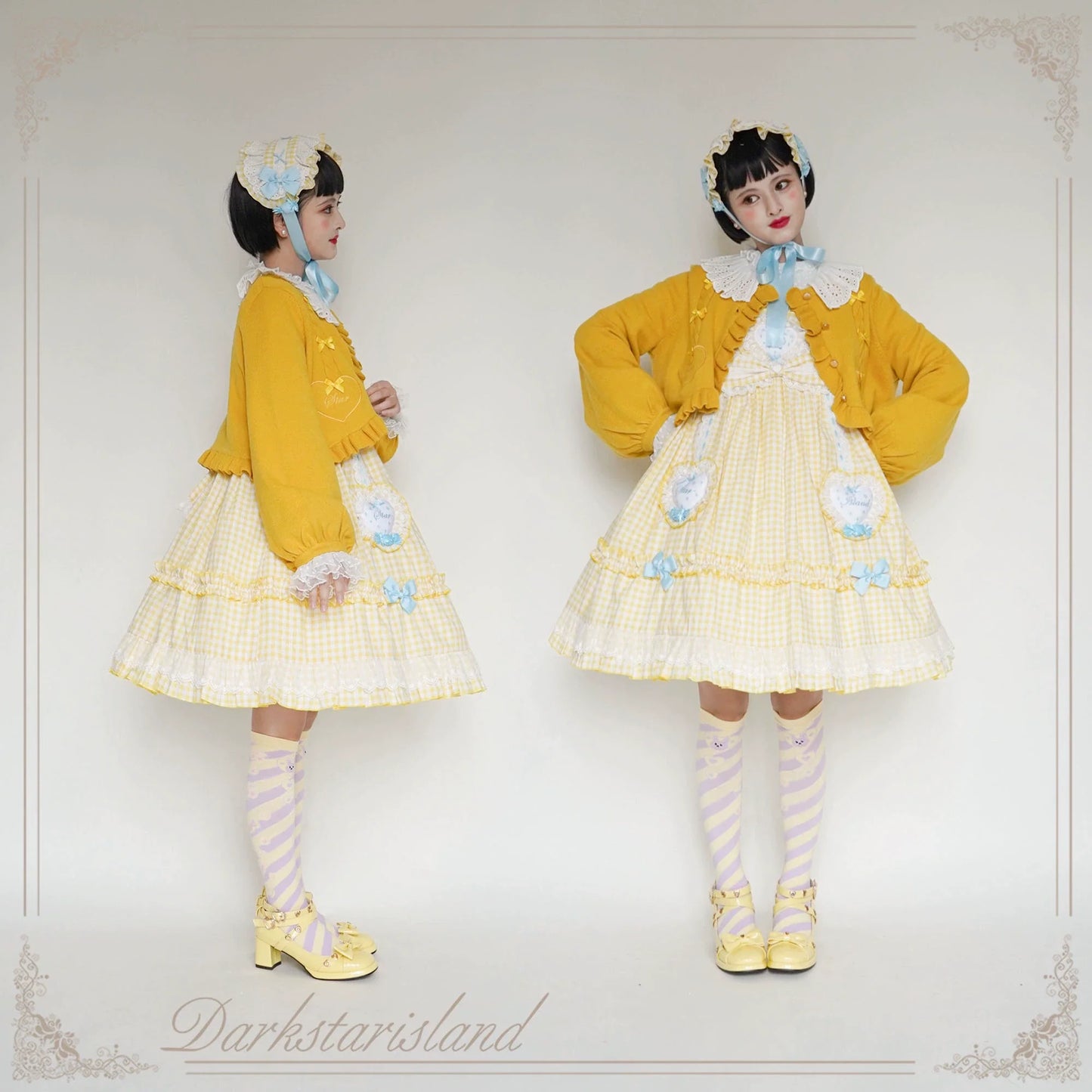 Dark Star Island - Sugar Frost - Sweet Lolita Cardigan Knit Embroidered Sweater