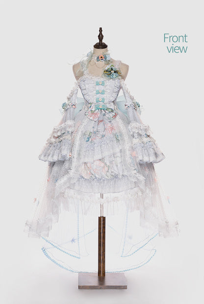 Youpairui - Sylph - Classic Lolita Tea Party Green Jumper Dress