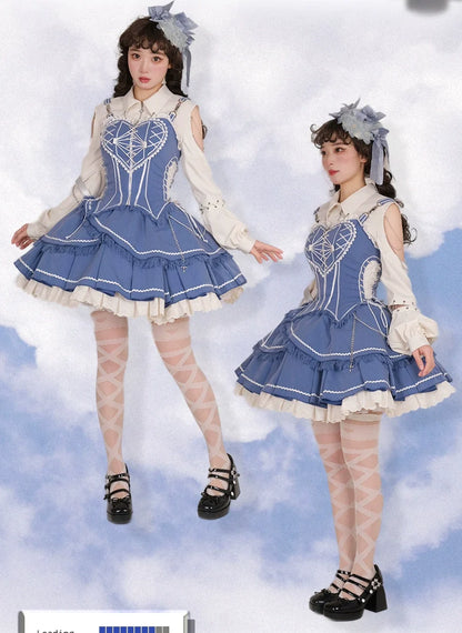 OCELOT - Love Affairs - Sweet Lolita Bodice Set Spicy Cowgirl Dress Set